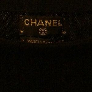 Chanel Black Cashmere Sweater